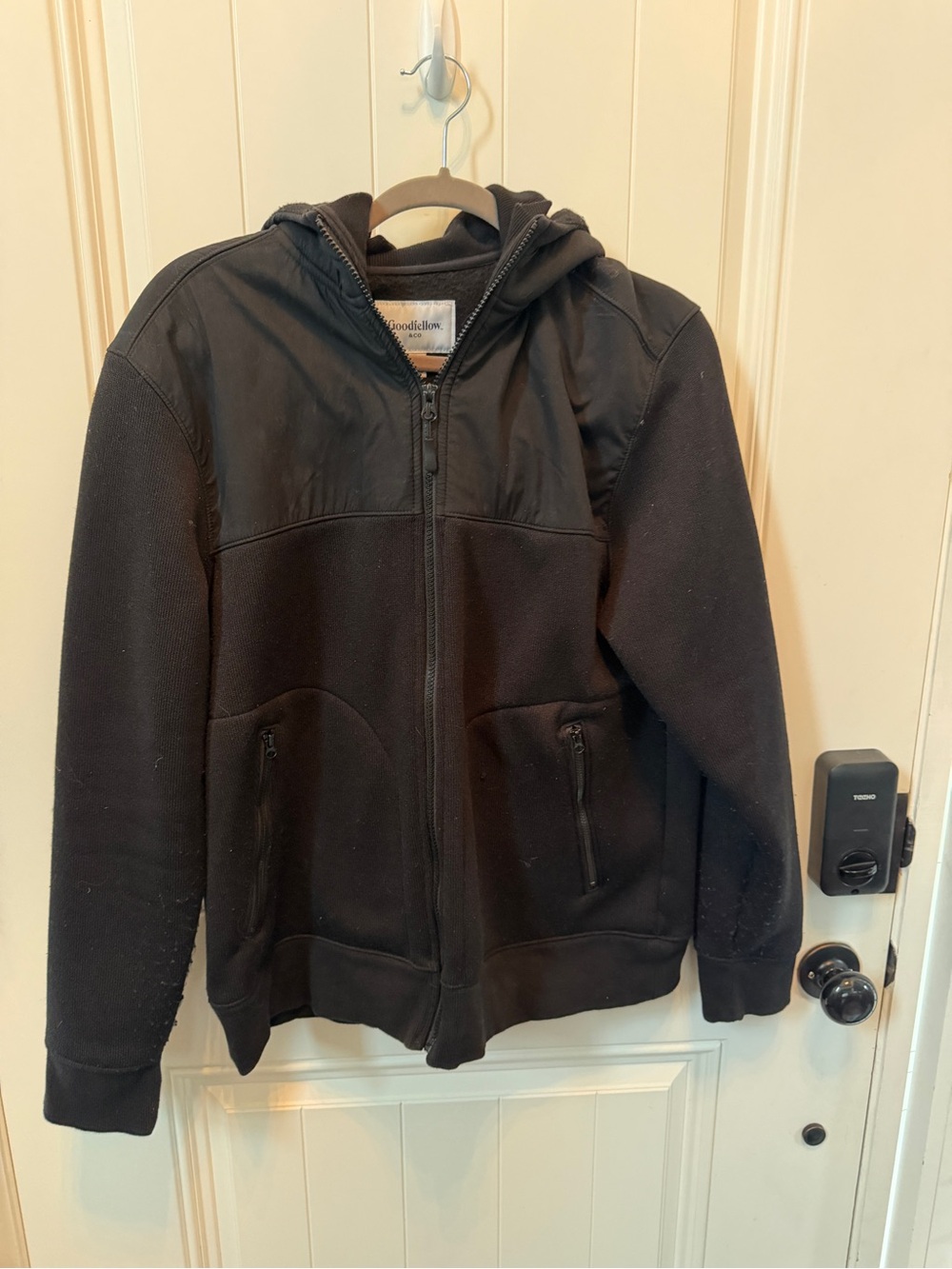 Goodfellow & Co Black Hooded Performance Jacket